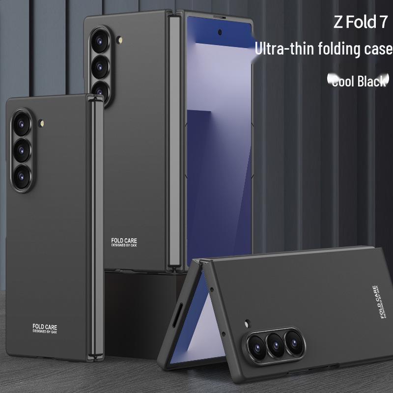 Ultra-Thin Matte Phone Case for Samsung ZFold7: Fashionable, Solid Color, Folding Protective Cover