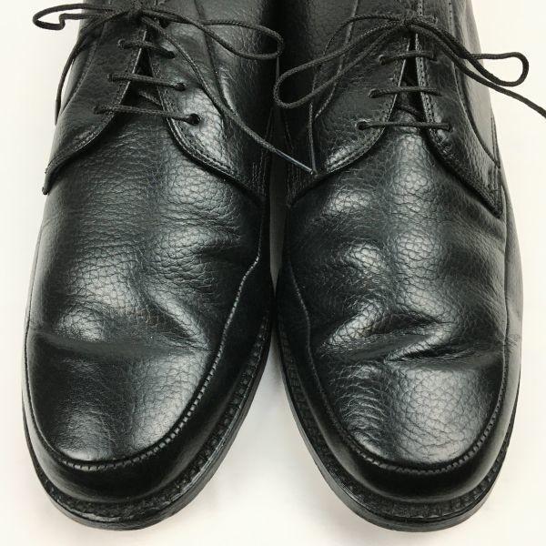 80er Jahre Vintage WEYENBERG MASSAGIC U-Tip Businessschuhe Schwarz Größe 9EEE / 27.0cm(GEBRAUCHT)