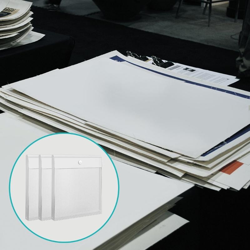 24Pcs Sturdy Scrapbook Paper Holder Envelopes With Secure Hook And Hoop Fastener Paper Storage Files For Documents
