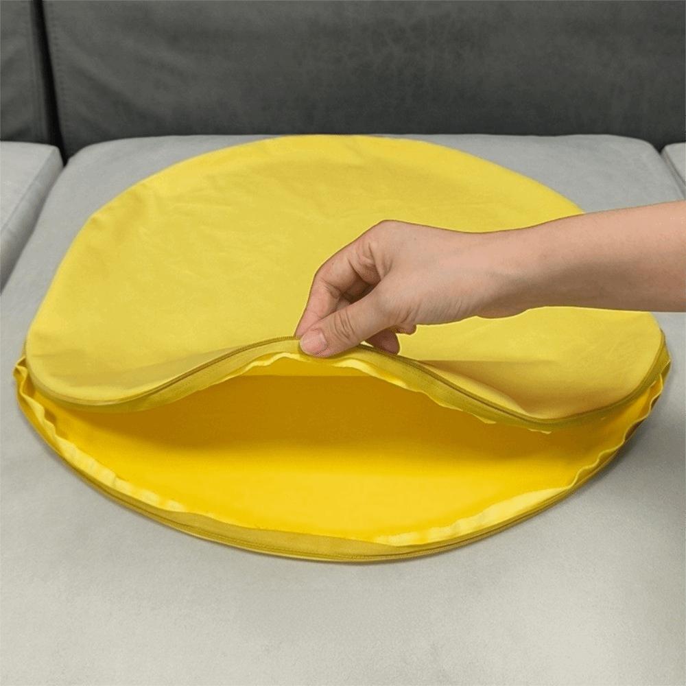 Runder Nickerchen-Kissenbezug 40*40cm Dekorative Kissenhülle Wurfkissenbezug für Wohnzimmer & Schlafzimmer