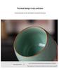 Sky Blue Ru Porcelain Gongfu Tea Master Cup - Personal Tea Tasting Set
