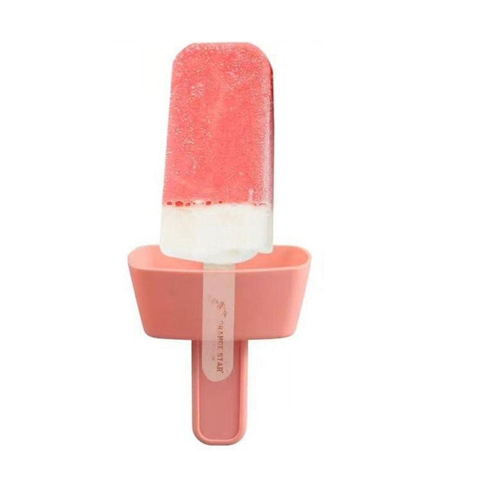 

1/2 шт. Подставка для эскимо с защитой от капель и переливания, Защита для эскимо, Поддон для сбора капель, Подставка для мороженого, Силикон без грязи