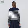 Teenie Weenie Bear Letter Stripe Knitted Cardigan