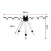 Collapsible Rods Tripod Stand Holder Portable Bracket for Outdoor Rod Beach Pier