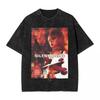 Moda Silent Hill Lavato Streetwear Vintage T-Shirt Film Horror Gioco Magliette Top Uomo Donna Cotone Harajuku Stampato