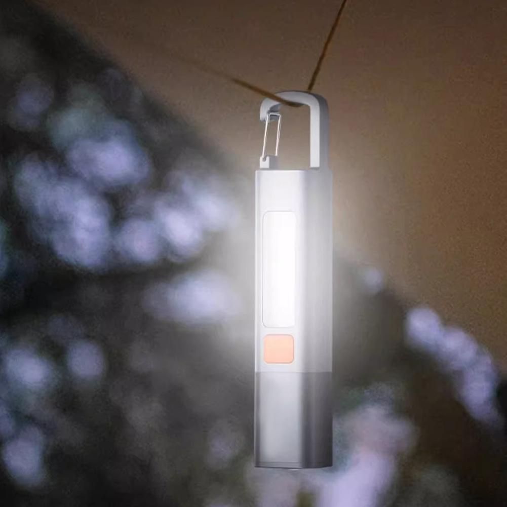Portable Super Bright LED Flashlight XPE Torch Light Rechargeable With Hook Flashlight Camping Zoomable Light USB Waterproo A4Z4