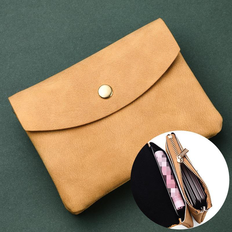 Coin Purse  Women's Card Case Soft Leather Small Bag  Coin Case  Men's Mini Small Wallet Key Case  Earphone Storage Bag
