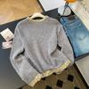 Wool Sweater Women's Autumn and Winter New Retro Lazy Wind Soft Waxy Knitted Sweater
