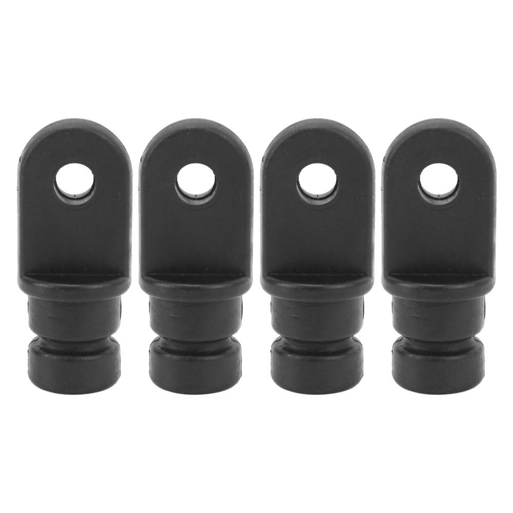 4Pcs Black Nylon Eye End Cap Nylon Round Inside Eye End Cap 4 Pcs Bimini Top Cover Cap  Boats