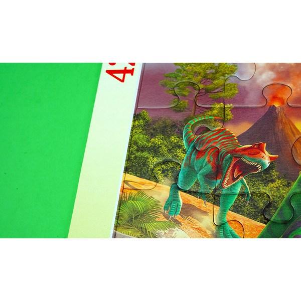 R050949 Dinosaurs Roaring Plate Puzzle 42 Pieces, 1, Korea Best Toddler Puzzle