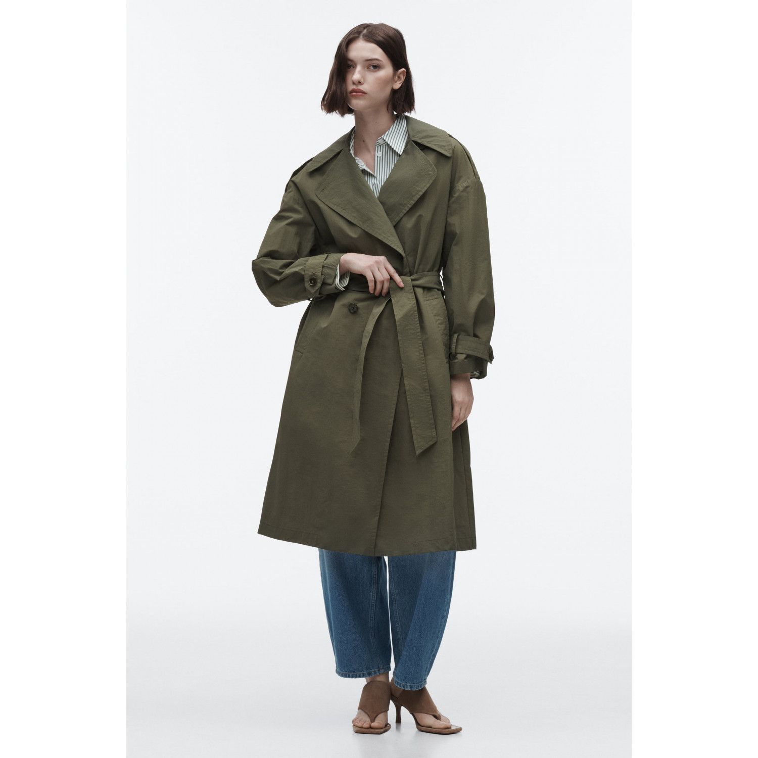 

TECHNICAL TRENCH COAT WITH BELT