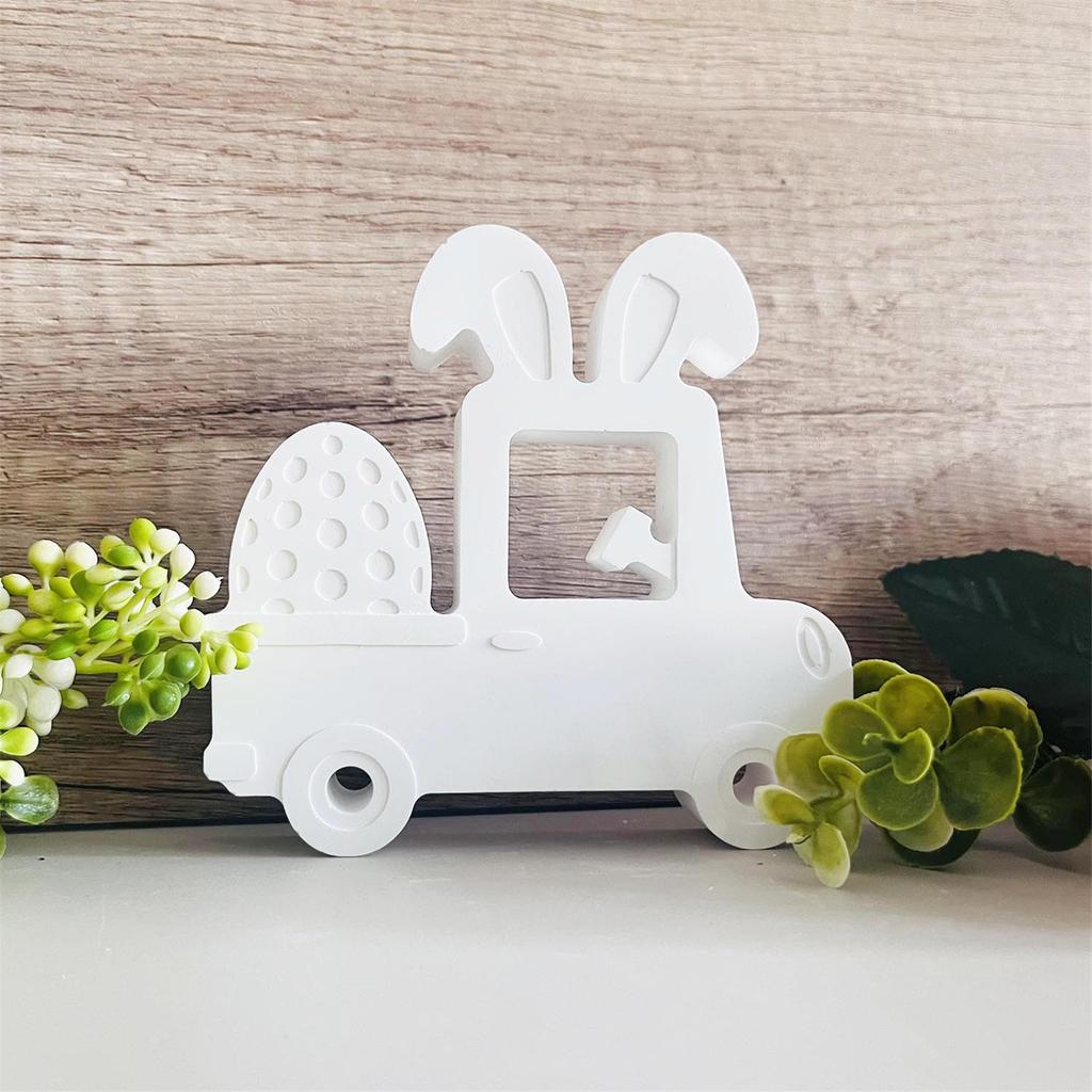 Home Decoration Mold Silicone Ornaments Making Mould Eggs Transport Truck Shaped Gypsum Mould Jewelry Crafting Tool