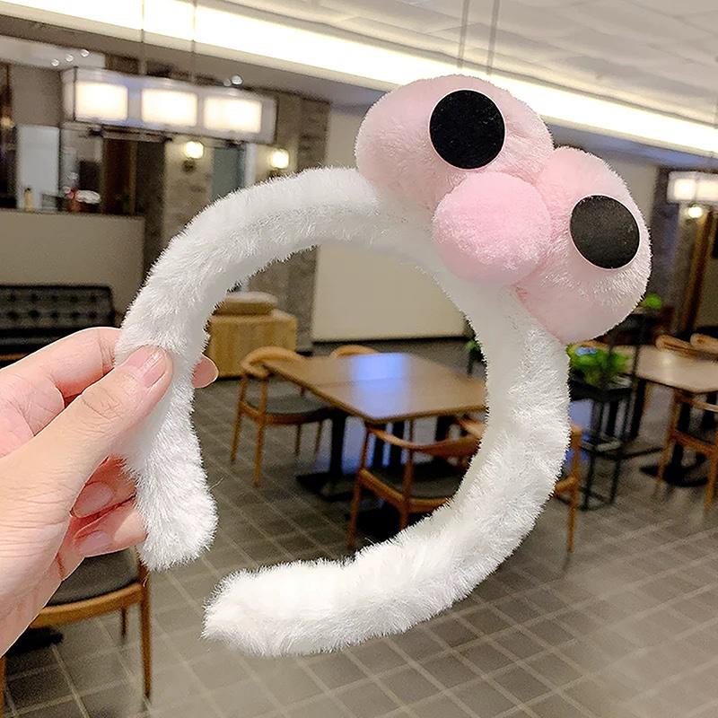 Cartone Animato Sesame Street Carino Fascia Peluche Grandi Occhi Fascia da Donna per Lavare il Viso Copricapo per Bambini