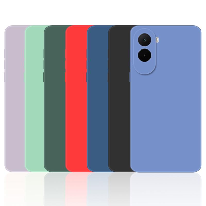 For Xiaomi Poco M7 Plus Case Poco M7 Plus Cover Soft Liquid Silicone Durable Bumper Protective Phone Cases For Poco M7 4G Funda