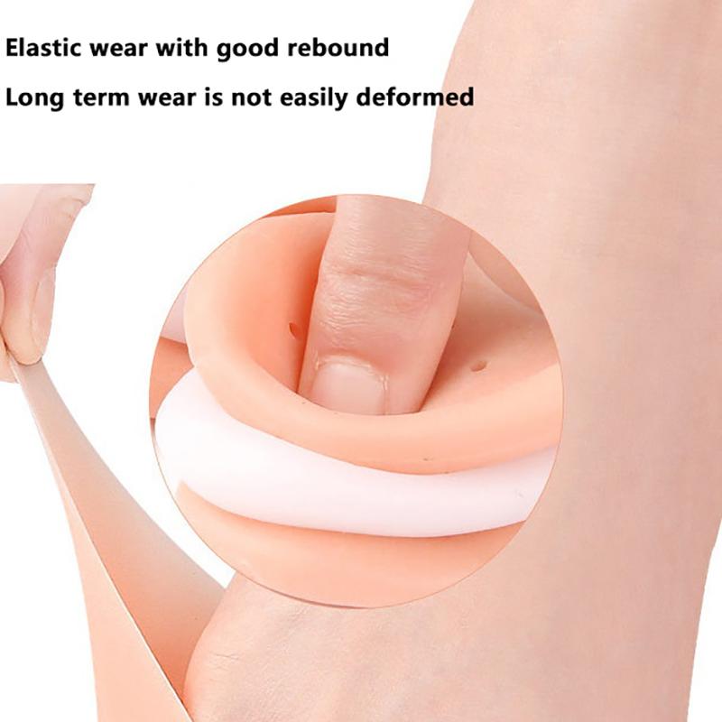 1Pair Soft Forefoot Pads Silicone Gel Pointe Toe Finger Cover Pain Protector High Heels Gel Pads For Feet Ballet Foot Care