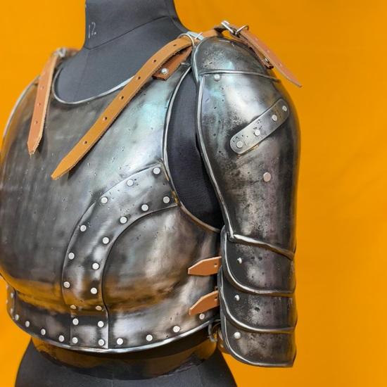Armor Set Zireael Cuirass, Pauldrons Shoulder Guard Epic LARP Cosplay Costume for Fantasy Warriors