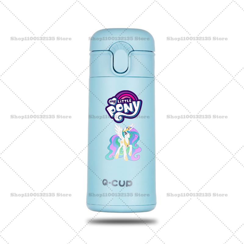 My Little Pony Water Bottles Kawaii Cartoon Print Glass Girl Outdoors Sports Large Capacity Cups Birthday Gift 400ml Kid Friendly Entertaining Fun