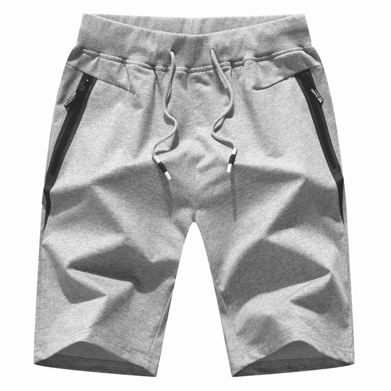 Shorts Men Summer Casual Men's Shorts Men's Zipper Pockets Plus Size Man Beach Short Pants Male Sport Cotton Sweatpants