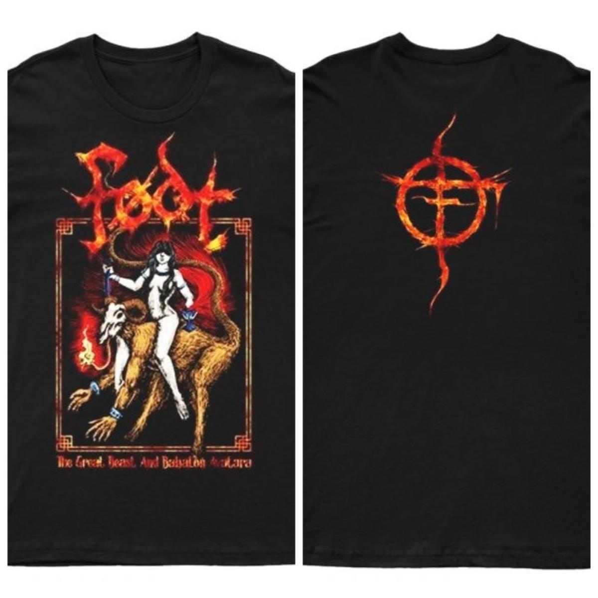 

2025 New The Great Beast and Babalon Avatara Printed Unisex Street Fashion Trendy Short Sleeve with Pure Cotton Round Neck 4XL