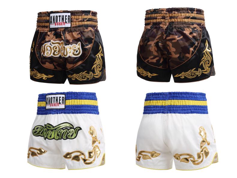 ANOTHERBOXER Mehrfarbige Muay Thai und Kickboxen Trainingsshorts