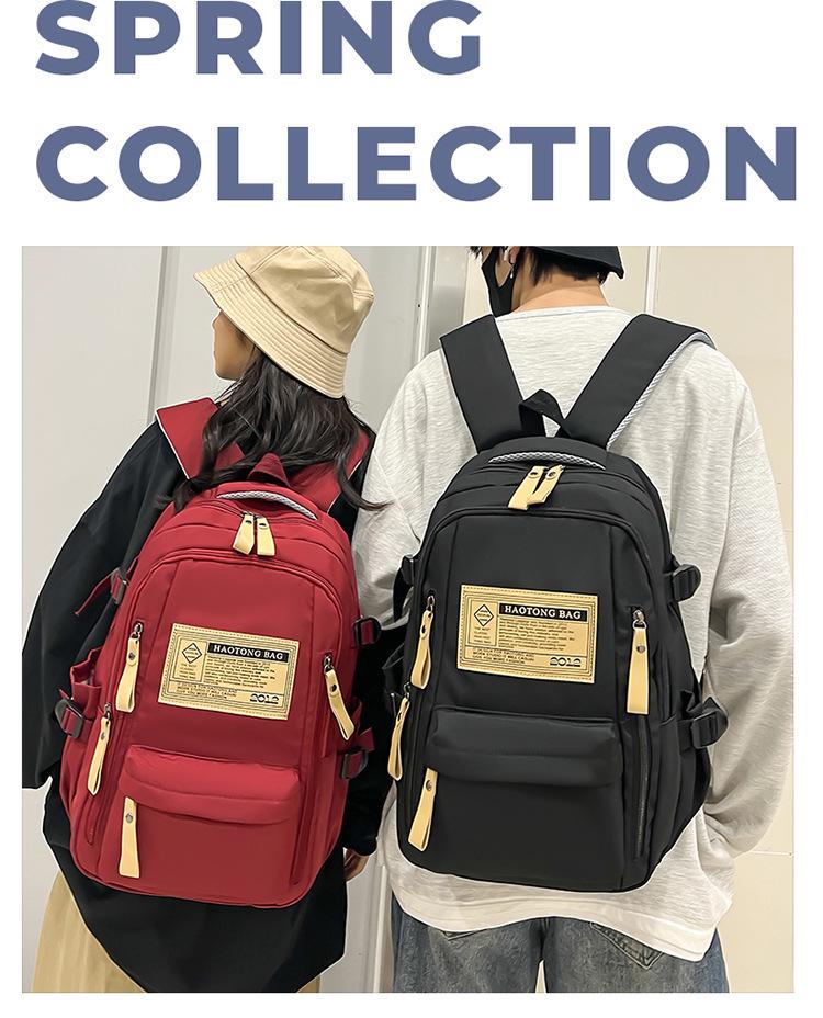 Koreansk ryggsekk med stor kapasitet for studenter og pendling