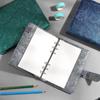 Loose Leaf Page Rings Magnetic Buckle Leather Binder Binder Pockets Paper Holder Notebook Cover
