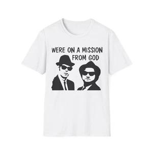 Blues Brothers We re On A Mission From God T Shirt 4XL