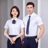 Teluoman Unisex 63% High Cotton Short Sleeve Business Casual Shirt