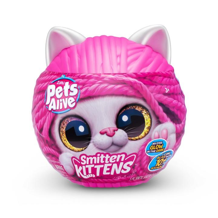 Zuru Pets Alive Smitten Kittens Interaktywna Przytulanka Kotek 9541