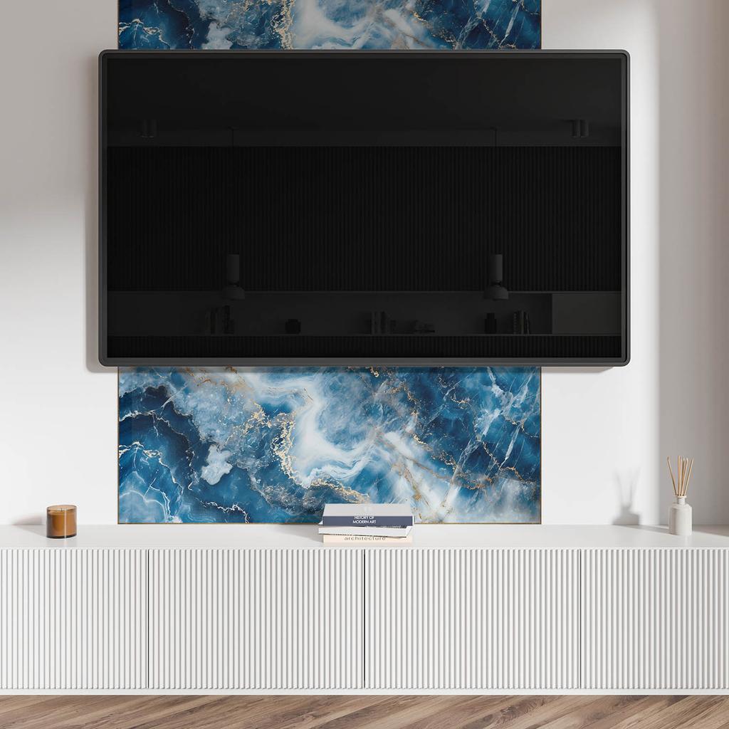 Okładzina Winylowa Samoprzylepna Z Nadrukiem 120X60 Cm Abstrakcyjny Wzór Marmuru