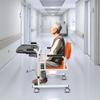 Home Hydraulic Patient Transfer Chair, Portable Bedside Commode Wheelchair, Elderly Transfer Aid, Height Adjustable