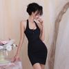 Sexy Underwear Sexy Temptation Nightclub Secretary OL Hip Skirt Hanging Neck Sling Uniform Temptation