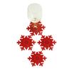 4Pcs/Set Christmas Coaster Christmas Snowflake Coasters Xmas Noel Ornaments Snowflake Coaster Home Kitchen Tabletop Decoration