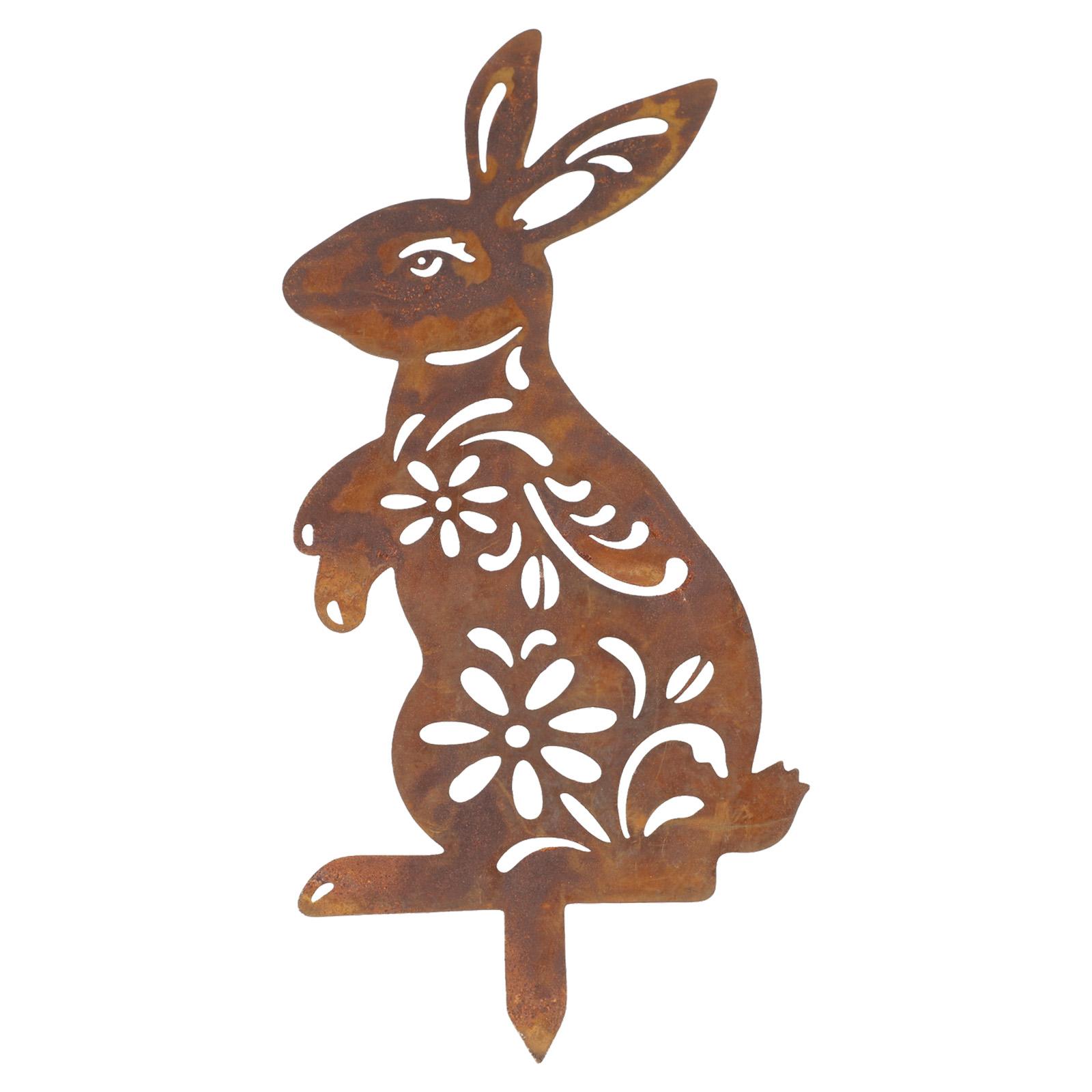 

Easter Decoration Bunny Silhouette Easter Themed Display Seasonal Decorative Piece Versatile Outdoor Use For Easter Celebrations