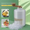 Manual Ice Shaver Crusher Hand Crank Snow Cone Maker Portable Shaved Ice Machine Adjustable Blade for Home Outdoor Family Gatherings