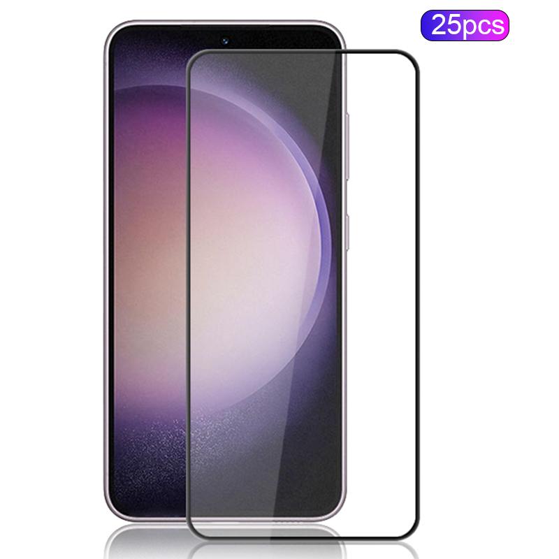 

MOCOLO 25Pcs For Samsung Galaxy S25/S24 Full Screen Protector Tempered Glass Secondary Hardening Black
