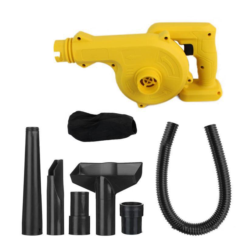 Wireless Rechargeable Hair Dryer & Computer Vacuum Cleaner with Dual Blowing and Suction, Compatible with DW Battery.