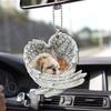 Decorative Angel Acrylic Wing Car Air Freshener For Charming Holiday Atmosphere
