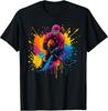 Vibrant Ice Hockey Girl Graphic Tee for Kids - Perfect for Young Players