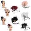 Hairband Headpiece Feather Flapper Headdress Costume Party For Women Headpiece