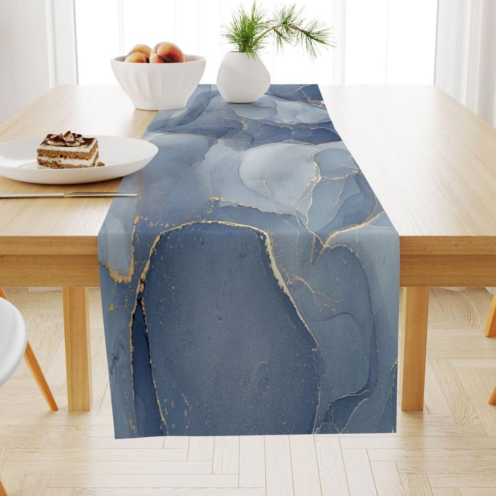 Marble Linen Table Flag Coffee Table Dining Table Decoration Tablecloth Thermal Insulation Non-Slip Dining Table Cloth Cover