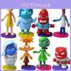 Schöne 9-10cm PVC Anime Figuren mit Sockel 6er Set Cartoon Charakter Modelle