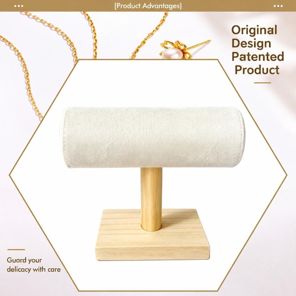 Single Tier Bracelet Display Stand Velvet Surface Jewelry Holder New Watch Holder Dressing Table