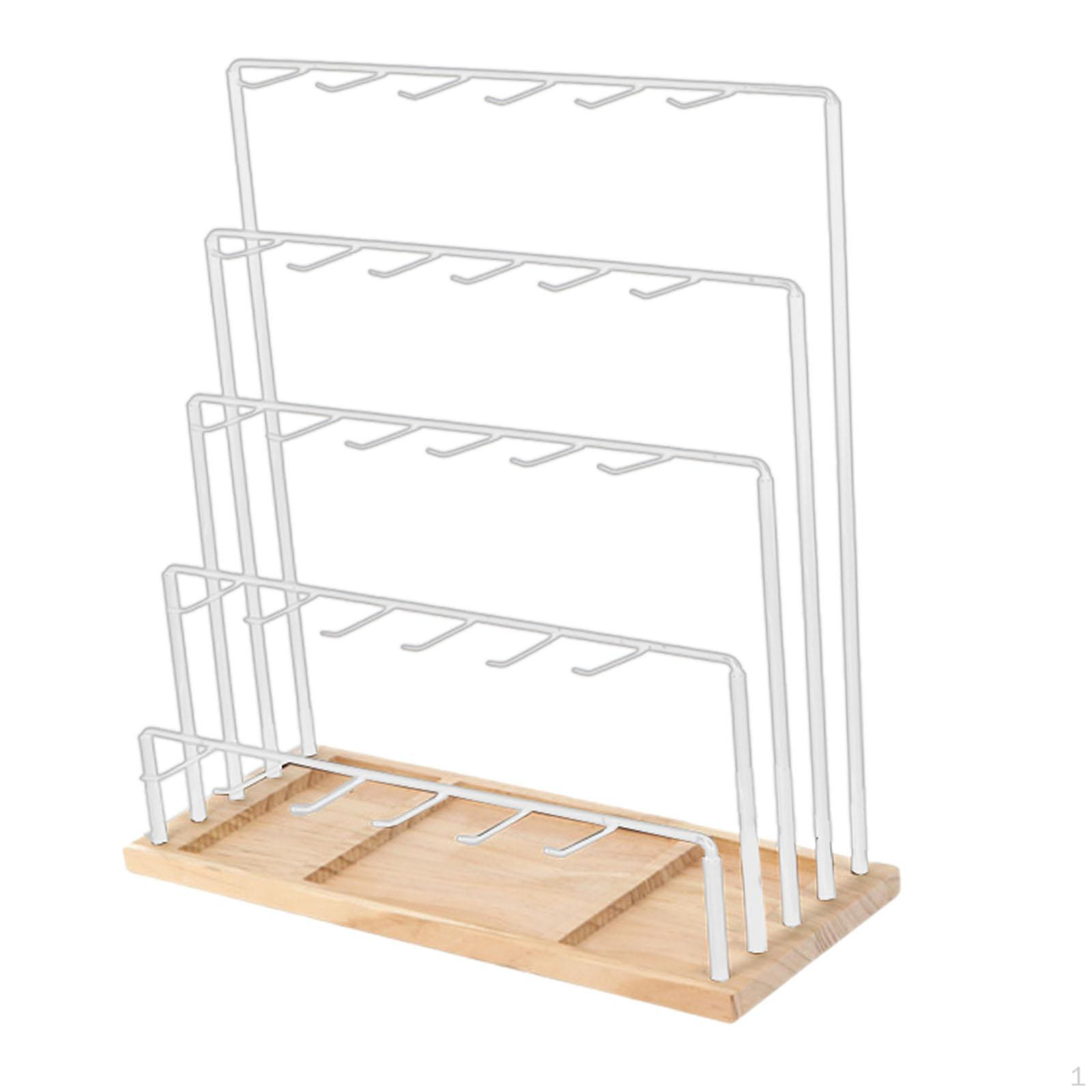 

5-ти уровневая стойка для сережек, держатель для вешалок, стойка для ювелирных изделий, простая сборка, столешница с крючками для дома