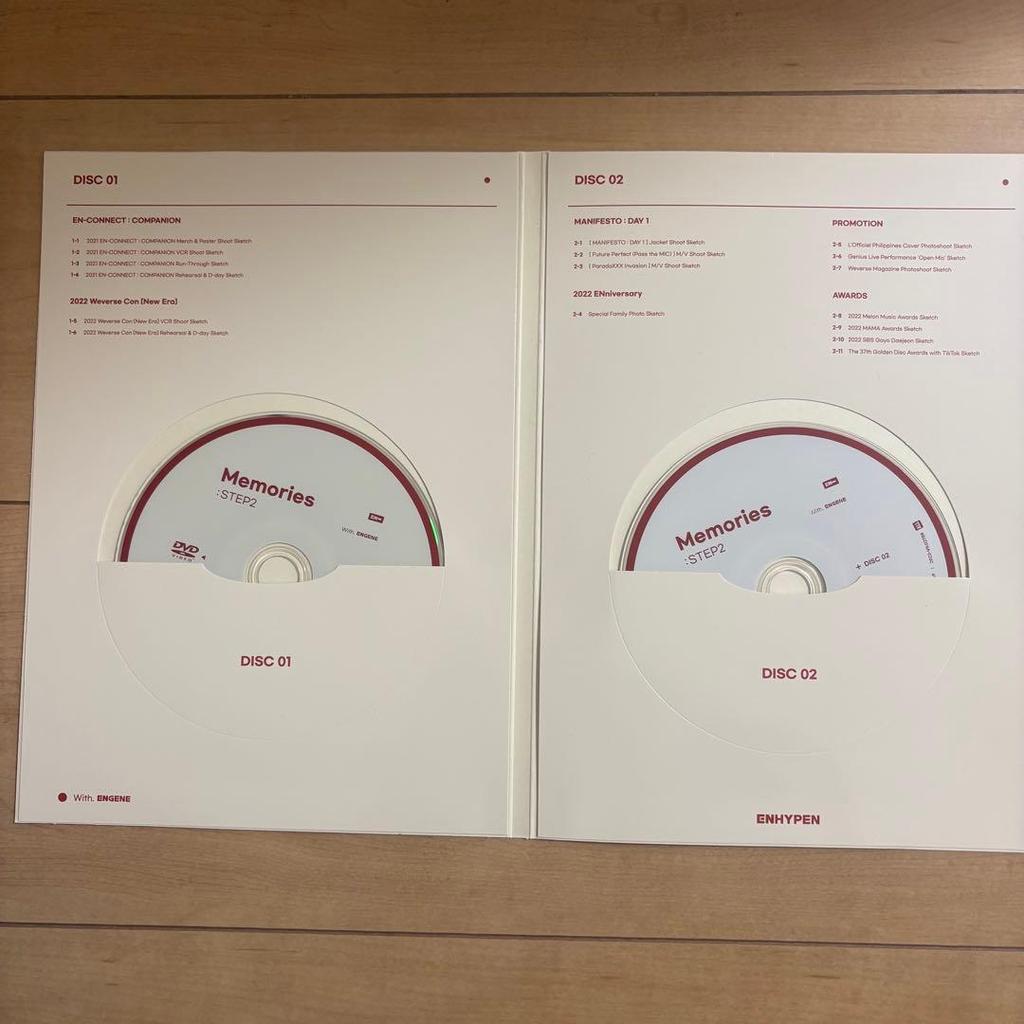 [USED] ENHYPEN Memories: STEP2 DVD Sunwoo Trading Card