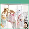 10pcs Hangers With Clothes Cat Pegs Indoor Outdoor Laundry Clips Underwear Socks Multifunctional Storage Drying Rack