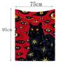 Cat Coven Tapestry Printed Witchcraft Hippie Wall Hanging Bohemian Wall Tapestry Mandala Wall Art Aesthetic Room Decor Decor