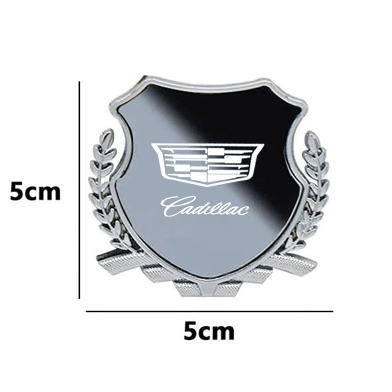 Metal Mirror Effect Car Body Emblem Rear Window Side Badge Sticker for Cadillac ATS CT4 CT5 CTS ESCALADE STS XLR XT4 XT5 XT6 XTS