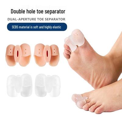 Double Hole Silicone Big Toe Corrector & Separator