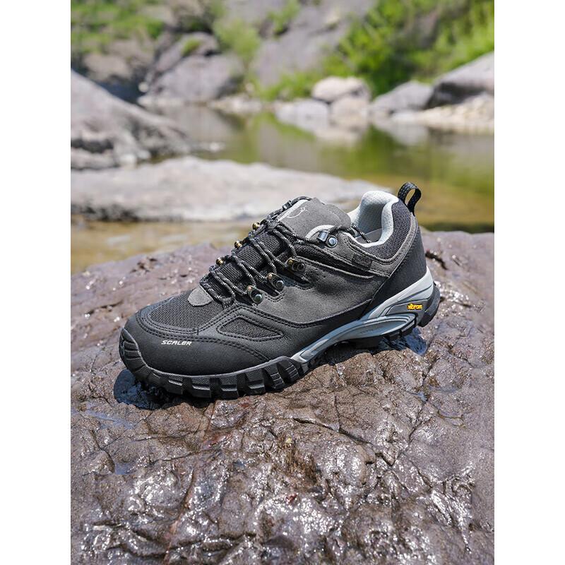 

SCALER X9513935 Unisex Suede Waterproof Low-Cut Hiking Shoes 44